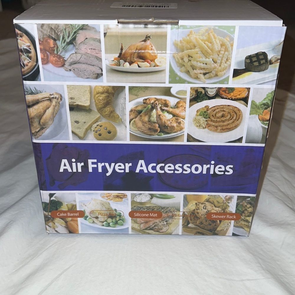 Air Fryer Accessories NEW . Cake barrel pizza pan . Air fryer. New